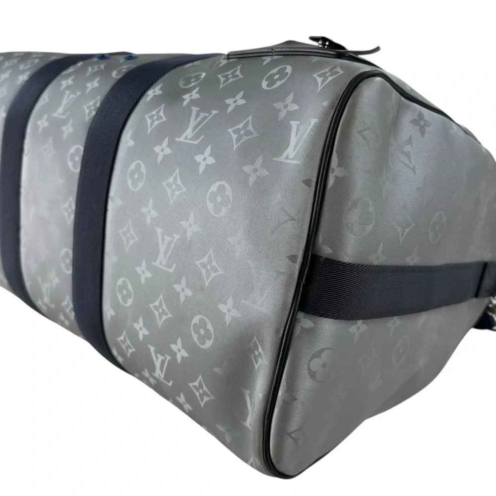 Louis Vuitton Monogram Satellite Keepall Bandouliere 50 Duffle Bag